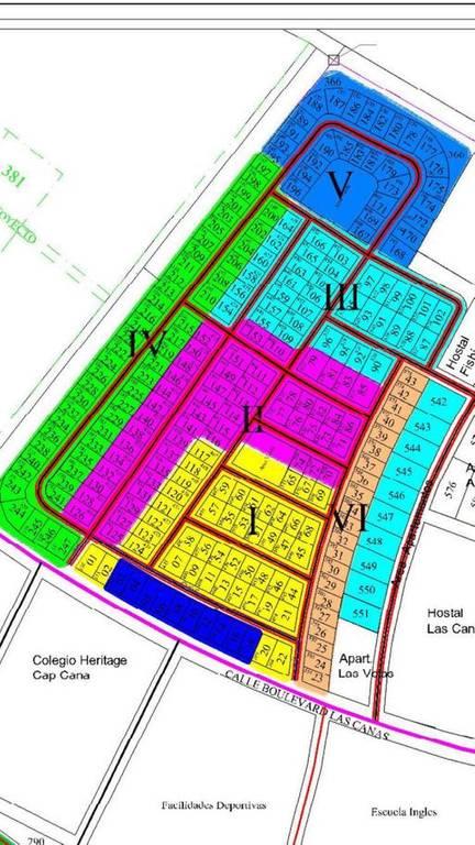 Solar en Venta Ciudad Las Canas con 726 m²