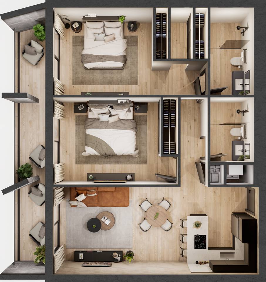 Fotografía 5 · Exclusivos Apartamentos, Jardines De Bellas Artes Santo Domingo